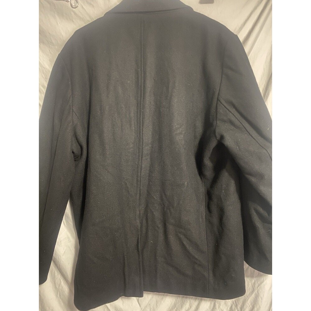 Calvin‎ Klein Mens Sz Large Black Coat - Picture 4 of 4